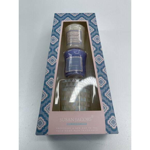 Candle Set Of 3 Home Fragrance Susan Jacobs Home Decor - Picture 3 of 9